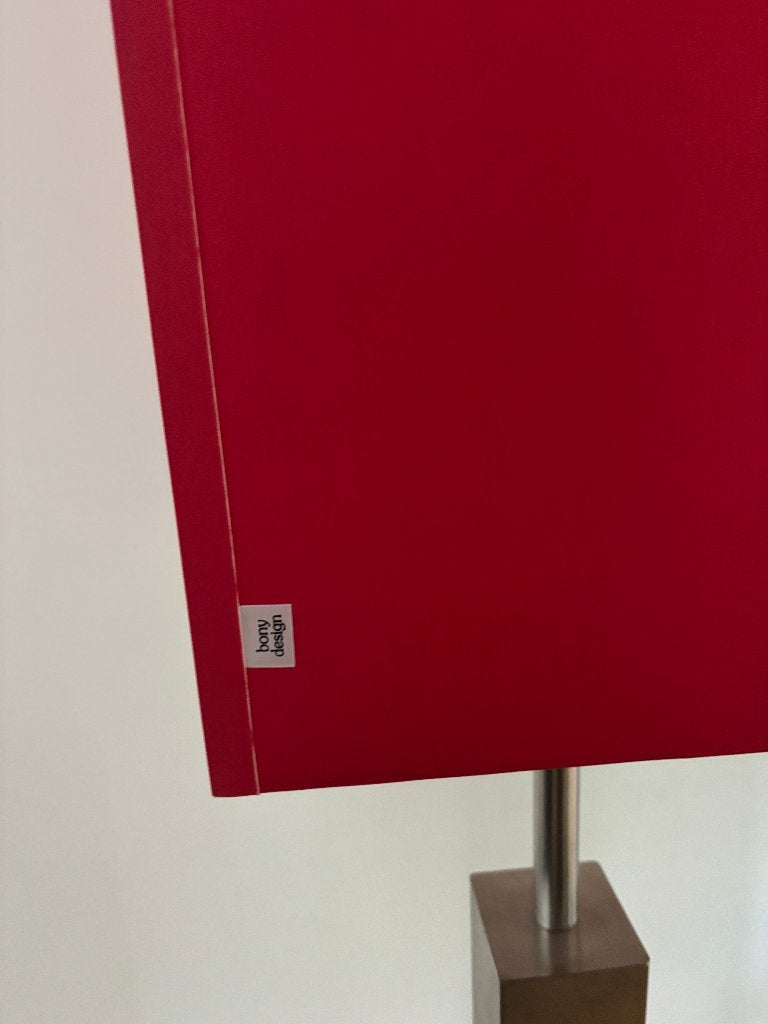 Design Vloerlamp Staande Lamp Rood –Bony Design, Ophalen, Zo goed als nieuw, 150 tot 200 cm