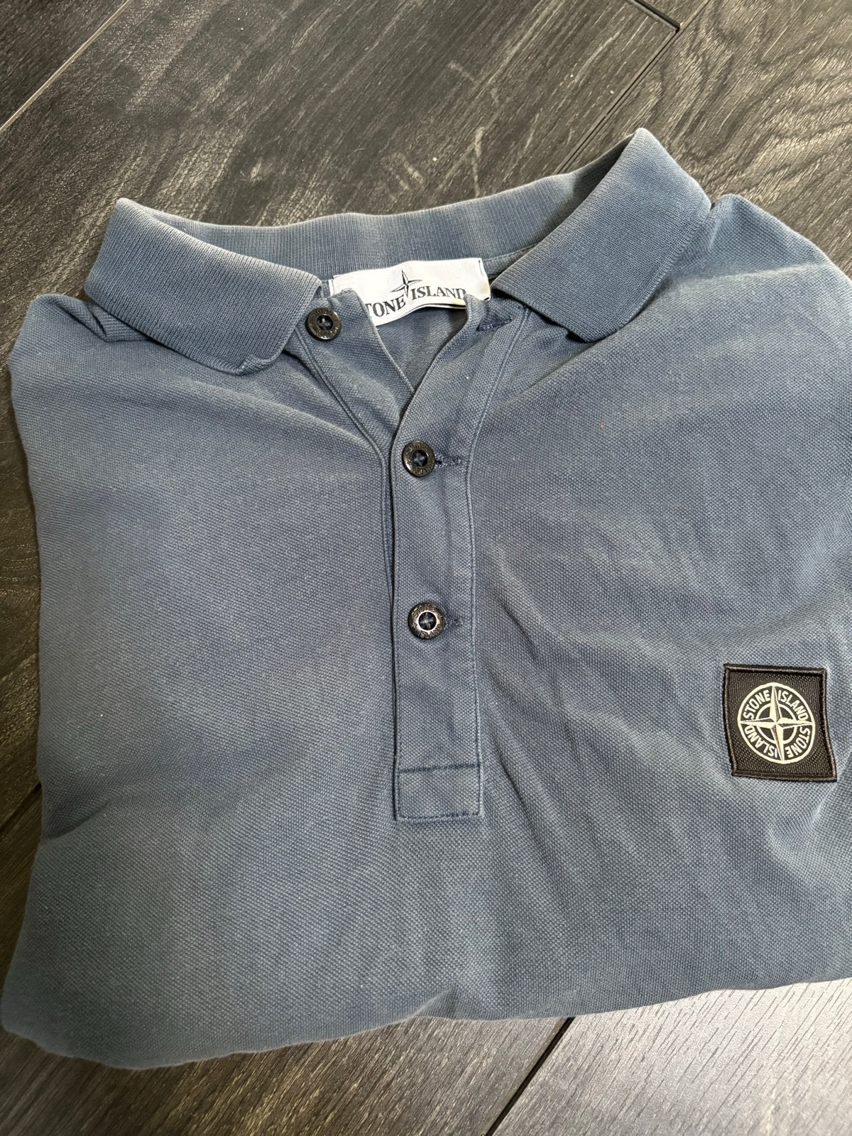 Stone Island Polo Shirt - Maat XL, Kleding | Heren, Ophalen, Gedragen, Maat 56/58 (XL), Blauw