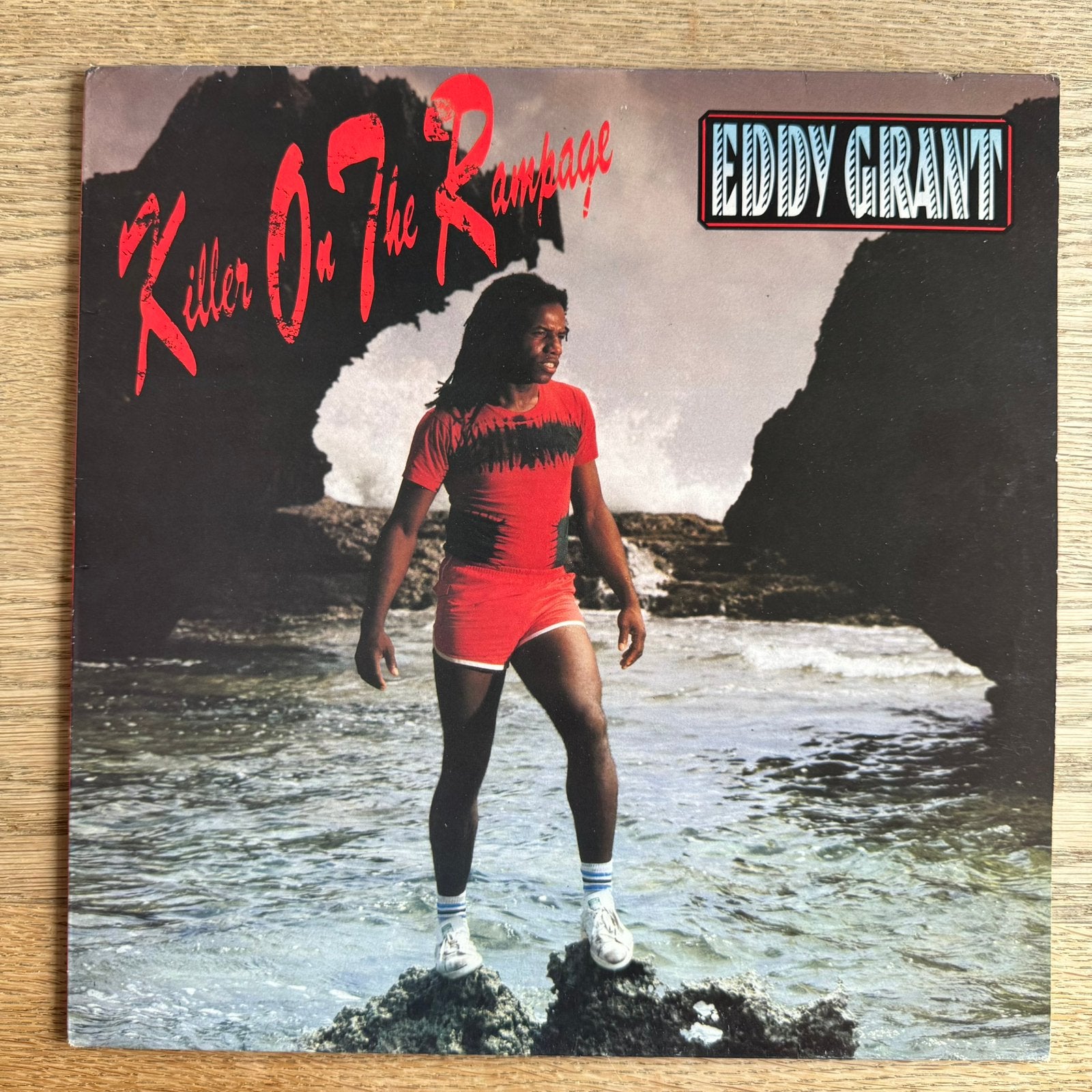 Eddy Grant Killer on The Rampage LP Vinyl 1982 Reggae Latin, LP, Gebruikt, Overige genres, Ophalen of Verzenden