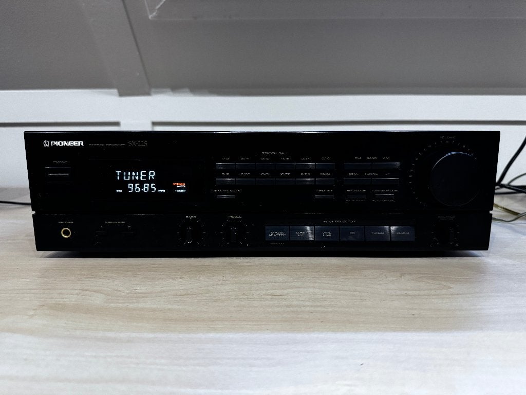 ✅ Pioneer SX-225 Stereo AM/FM Receiver (Vintage), Audio, Tv en Foto, Versterkers en Receivers, Gebruikt, Ophalen of Verzenden