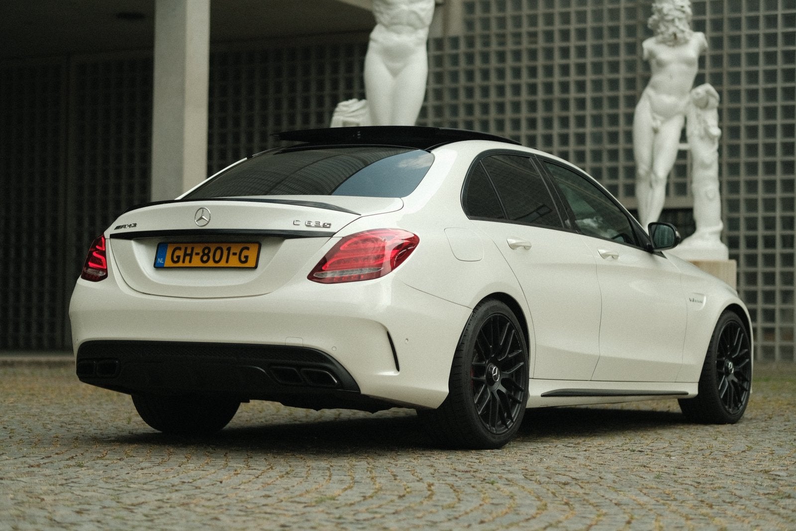 Mercedes C63 S AMG 510PK/Pano/Burmester/org NL!, Auto's, Automaat, Achterwielaandrijving, 8 cilinders, 510 pk