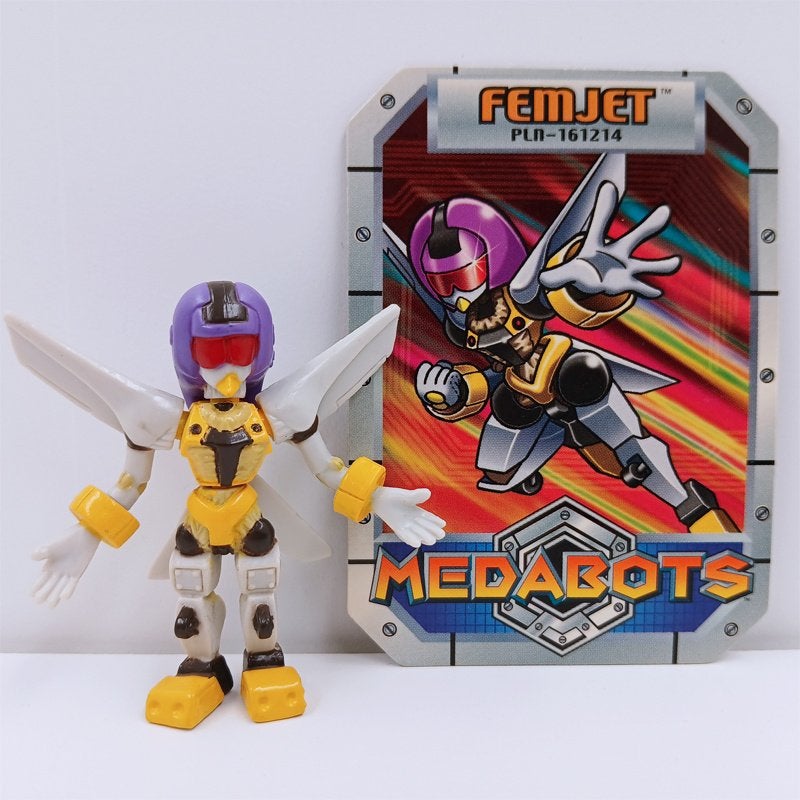 Medabots Femjet Hasbro 2001 + Card, Ophalen of Verzenden, Zo goed als nieuw