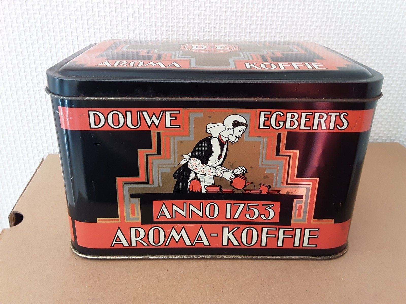 DE koffie Blik, Ophalen of Verzenden, Gebruikt, Koffie, Douwe Egberts