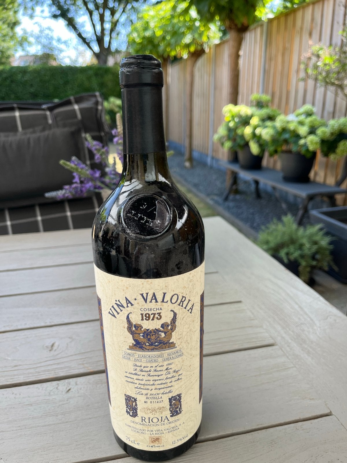 Viña Valoria Rioja Cosecha 1973 - Vintage Rode Wijn, Ophalen, Zo goed als nieuw, Spanje, Rode wijn