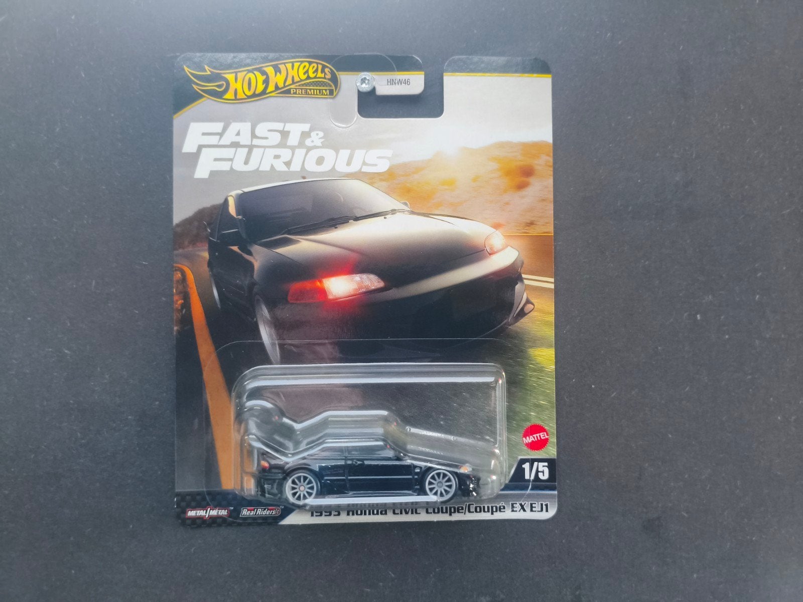 Hot Wheels Fast & Furious 1993 Honda Civic Coupe EX EJ1, Ophalen of Verzenden, Nieuw, Auto