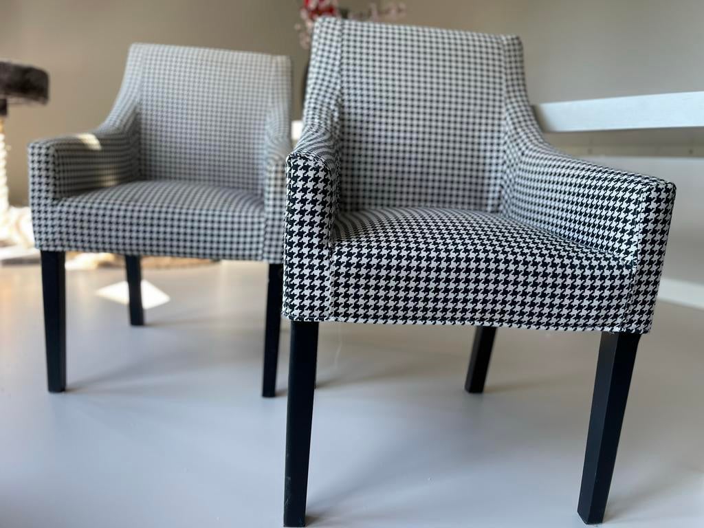 2 stuks IKEA SAKARIAS Fauteuils / Stoelen, Huis en Inrichting, Ophalen, Gebruikt, Twee, Zwart