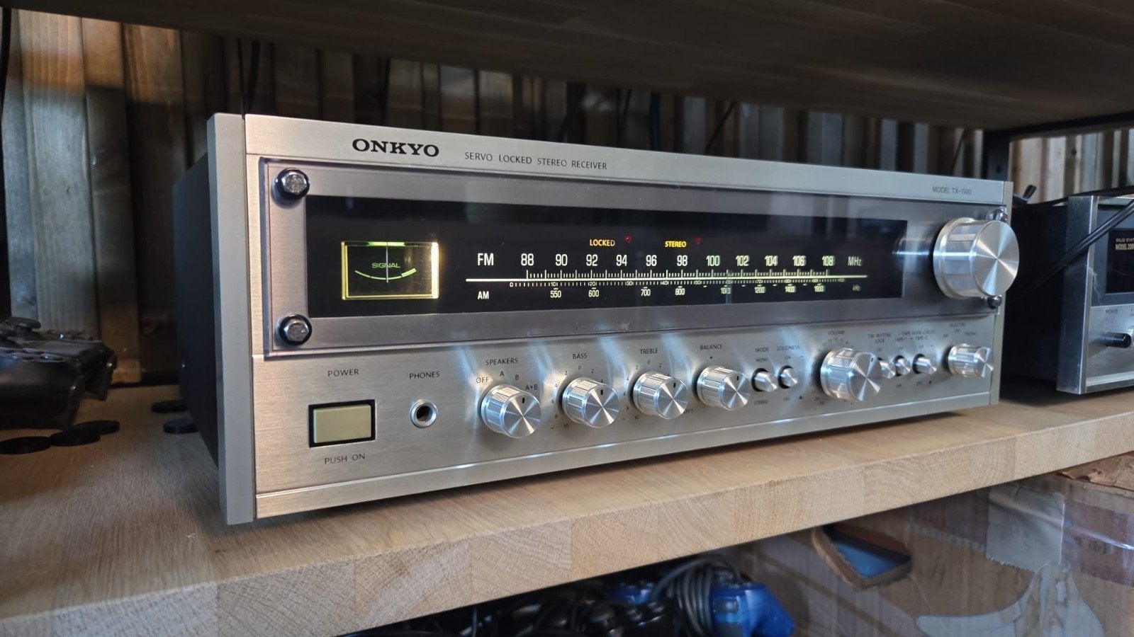 Onkyo TX-1500 stereo receiver, Ophalen of Verzenden, Zo goed als nieuw, Onkyo, Minder dan 60 watt