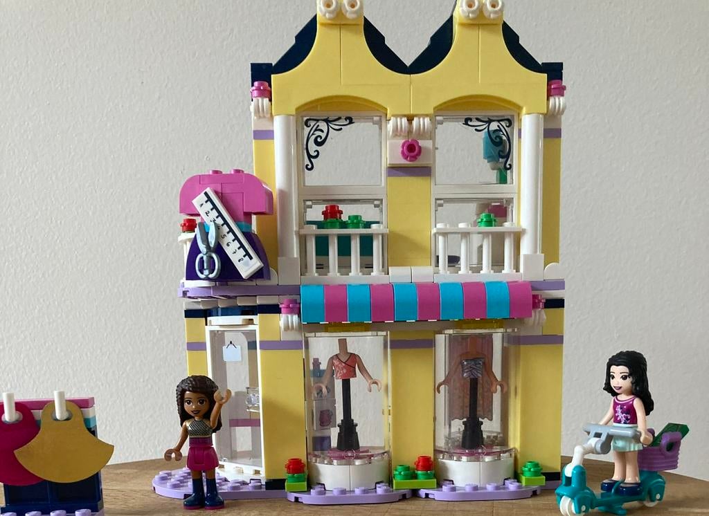 #41427-Emma’s Modewinkel, lego friends, Ophalen of Verzenden, Zo goed als nieuw, Complete set, Lego