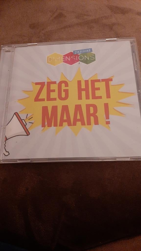 Juniors Dimensions - Zeg Het Maar! CD, Ophalen of Verzenden, Zo goed als nieuw, Muziek, 6 tot 9 jaar