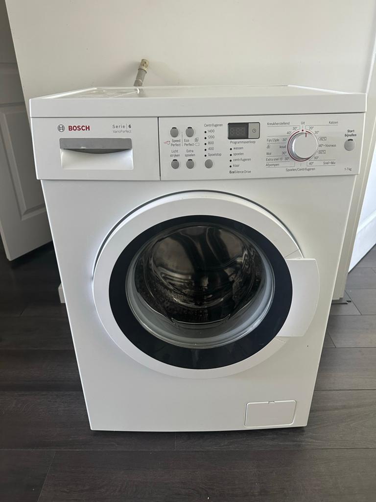 Bosch Serie 6 Wasmachine - 7kg, 1400 toeren, Witgoed en Apparatuur, Wasmachines, Ophalen, Gebruikt, 85 tot 90 cm, 1200 tot 1600 toeren