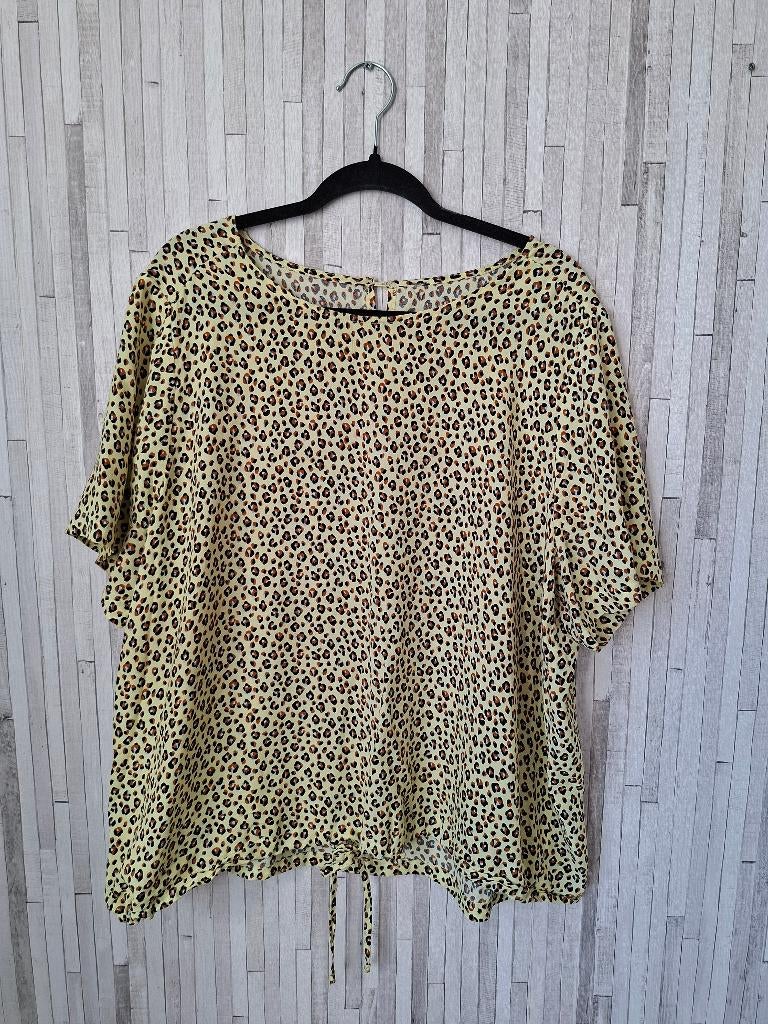 blouse tijger geel maat 46/48, Kleding | Dames, Overige kleuren, Blouse of Tuniek, Ophalen of Verzenden, Onbekend