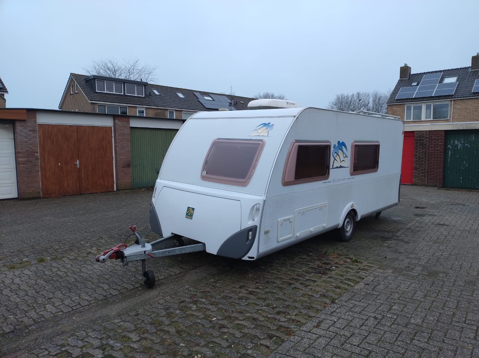 Knaus Sudwind 500 FSK met airco en flexibel stapelbed, Caravans en Kamperen, Caravans, Rondzit, Airco, Particulier, Knaus