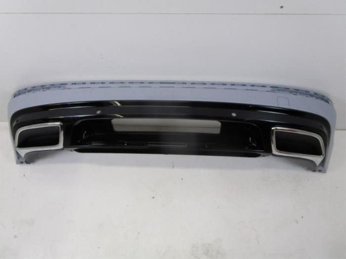 VW Tiguan 5NA R-Line Achterbumper Onderlip Diffuser Biturbo, Ophalen of Verzenden, Gebruikt, Achter, Bumper