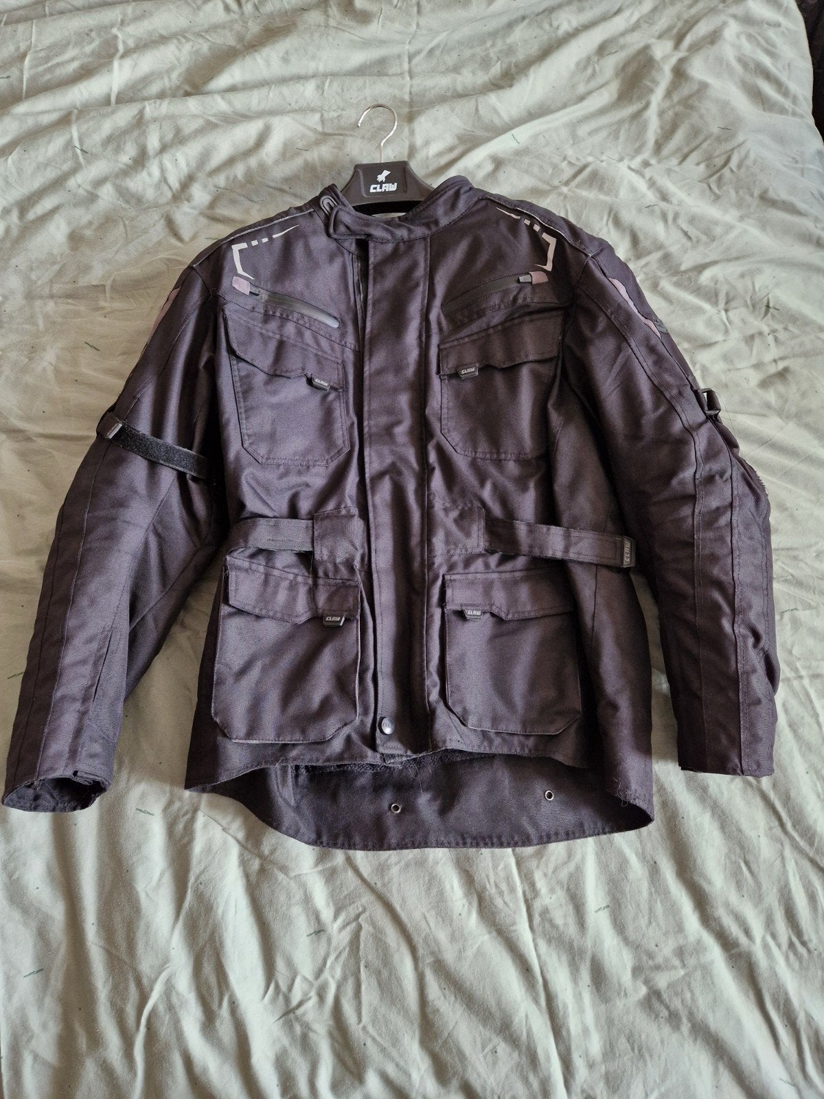 CLAW Vince motorjas XL - Zwart textiel, Jas | textiel, Heren, Ophalen of Verzenden, CLAW
