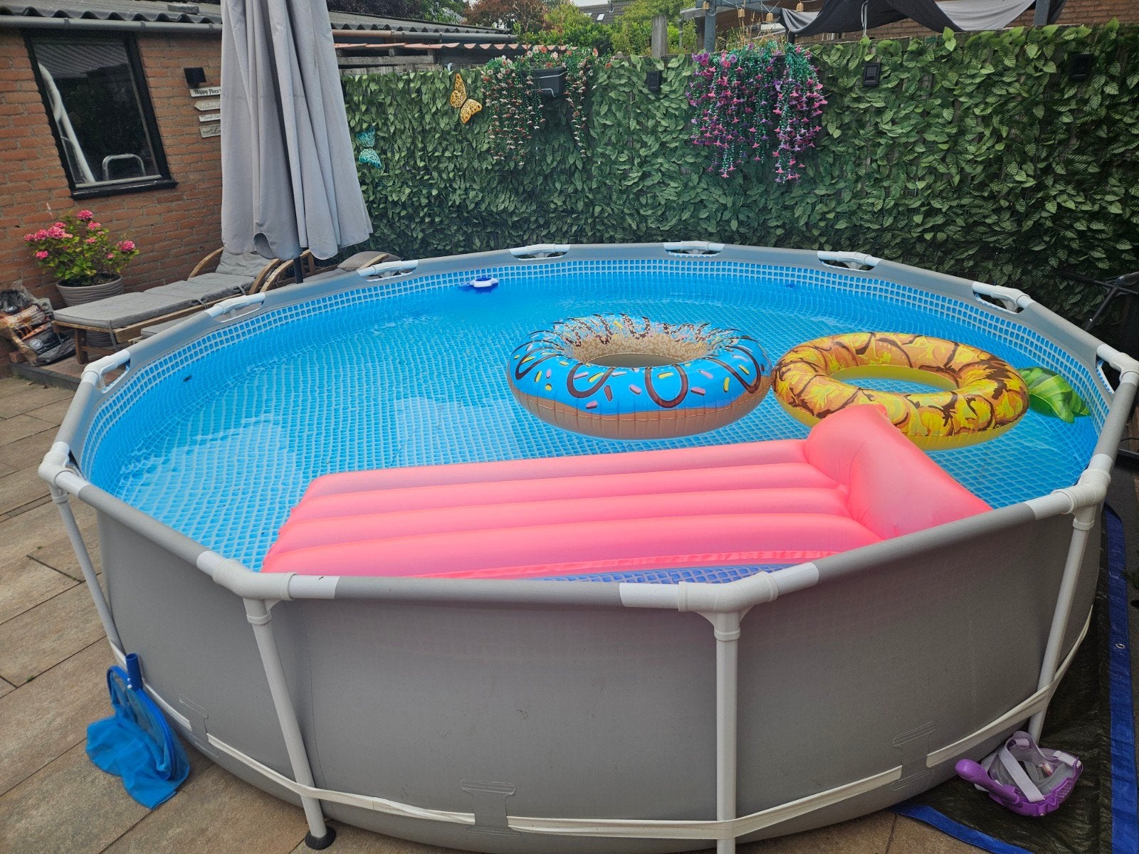 Rond Intex zwembad 366 cm, Ophalen, Gebruikt, Rond, 300 cm of meer