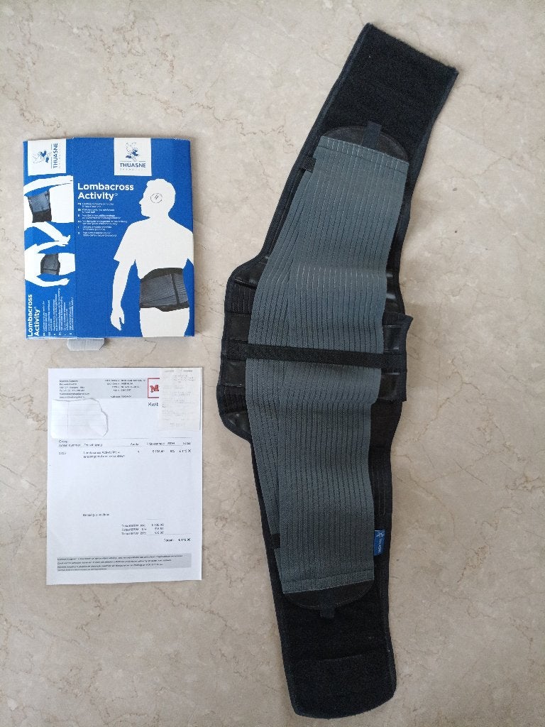 Lombacross lendengordel brace, Ophalen, Gebruikt