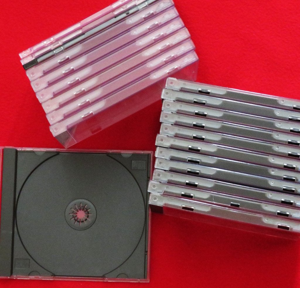 21 lege cd hoesjes, cd doosjes, Ophalen, Gebruikt