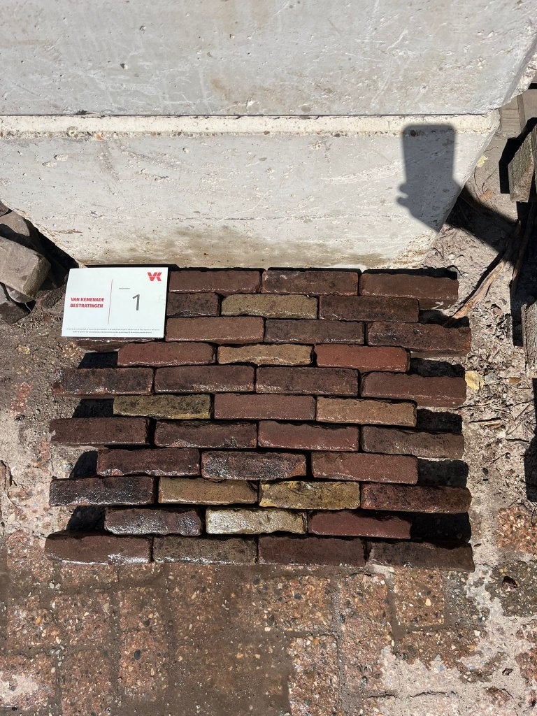 gebruikt oud gebakken waaltjes genuanceerd, Tuin en Terras, Tegels en Klinkers, Ophalen of Verzenden, Gebruikt, Keramiek, Klinkers