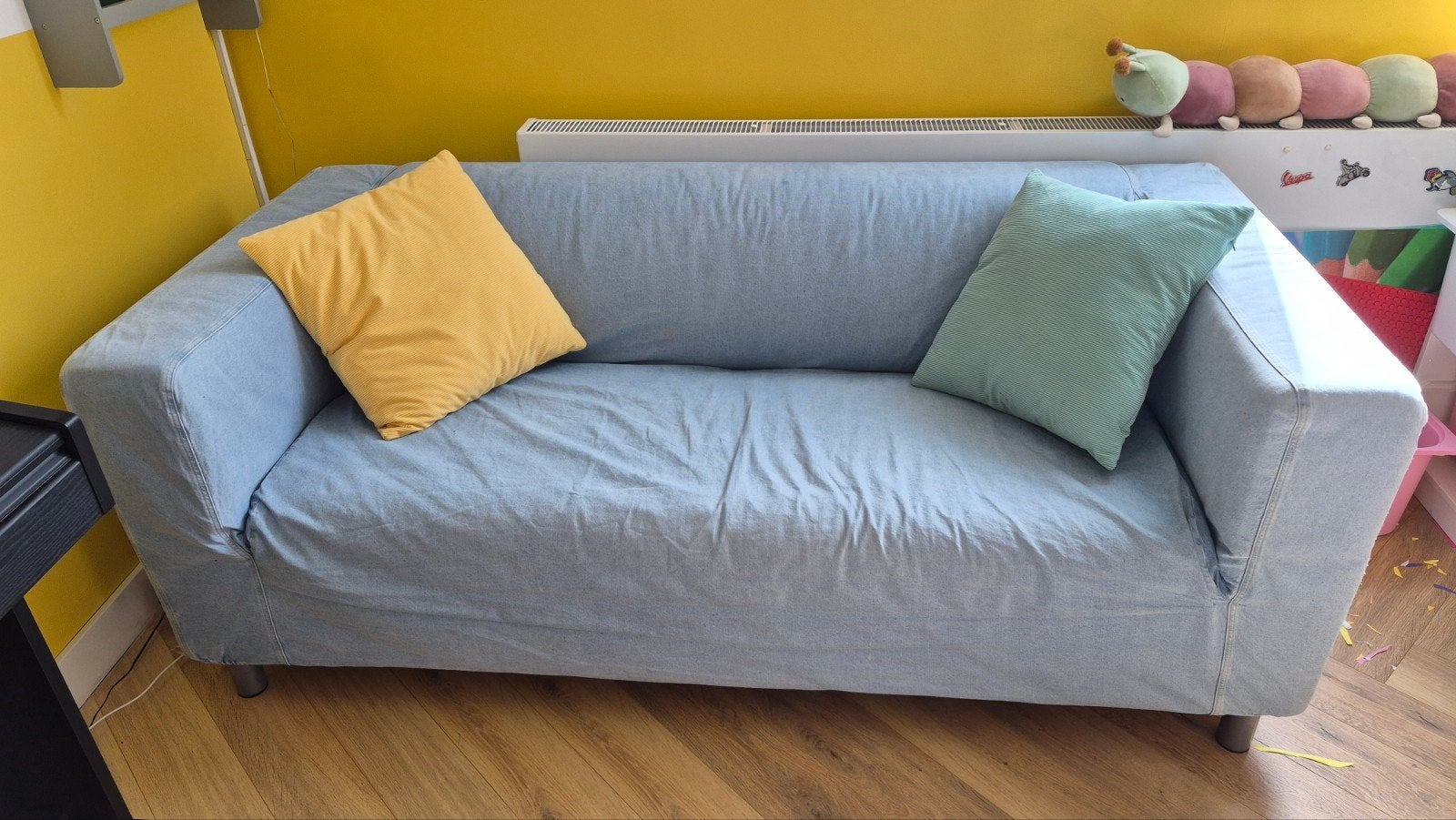 Ikea KLIPPAN 2-zitsbank met verwisselbare hoes, Ophalen, Gebruikt, 150 tot 200 cm, Tweepersoons