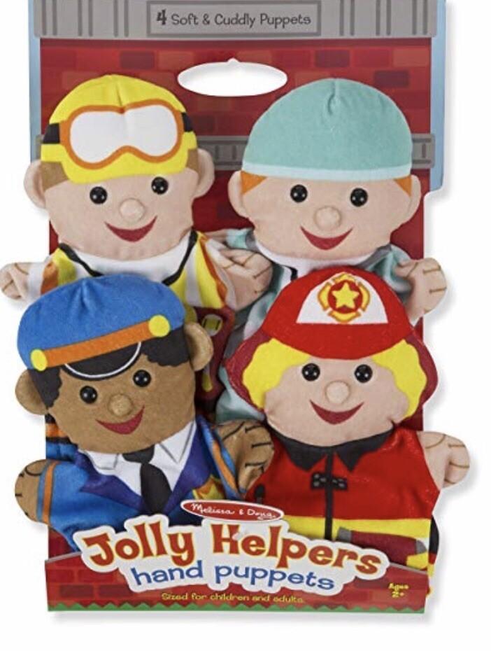 Melissa & Doug Jolly Handpoppen Set (8 stuks), Ophalen of Verzenden, Nieuw