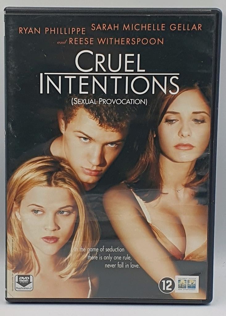 Te koop: Cruel Intentions DVD - Romantische Thriller, Vanaf 12 jaar, Ophalen of Verzenden, Gebruikt, Overige genres