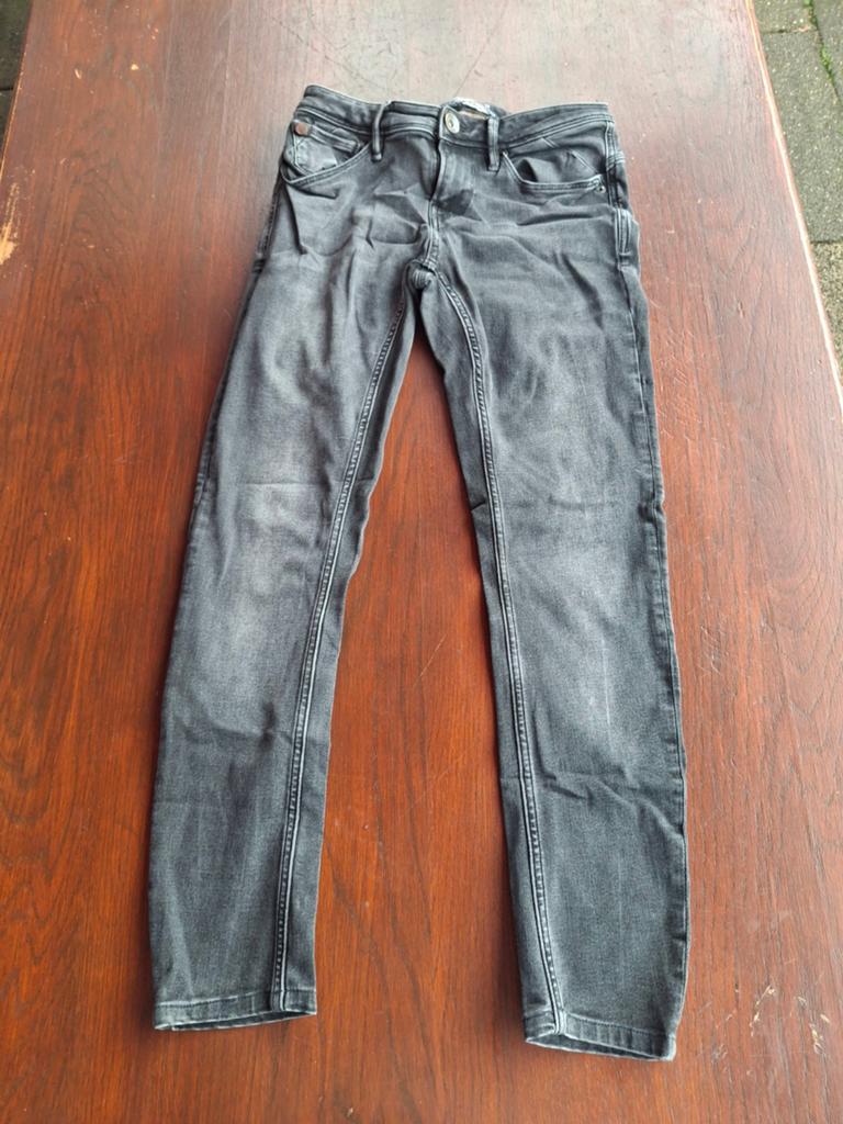 Garcia Jeans - Donkergrijs Slim Straight (Maat S), Kleding | Heren, Spijkerbroeken en Jeans, Garcia Jeans, Overige jeansmaten