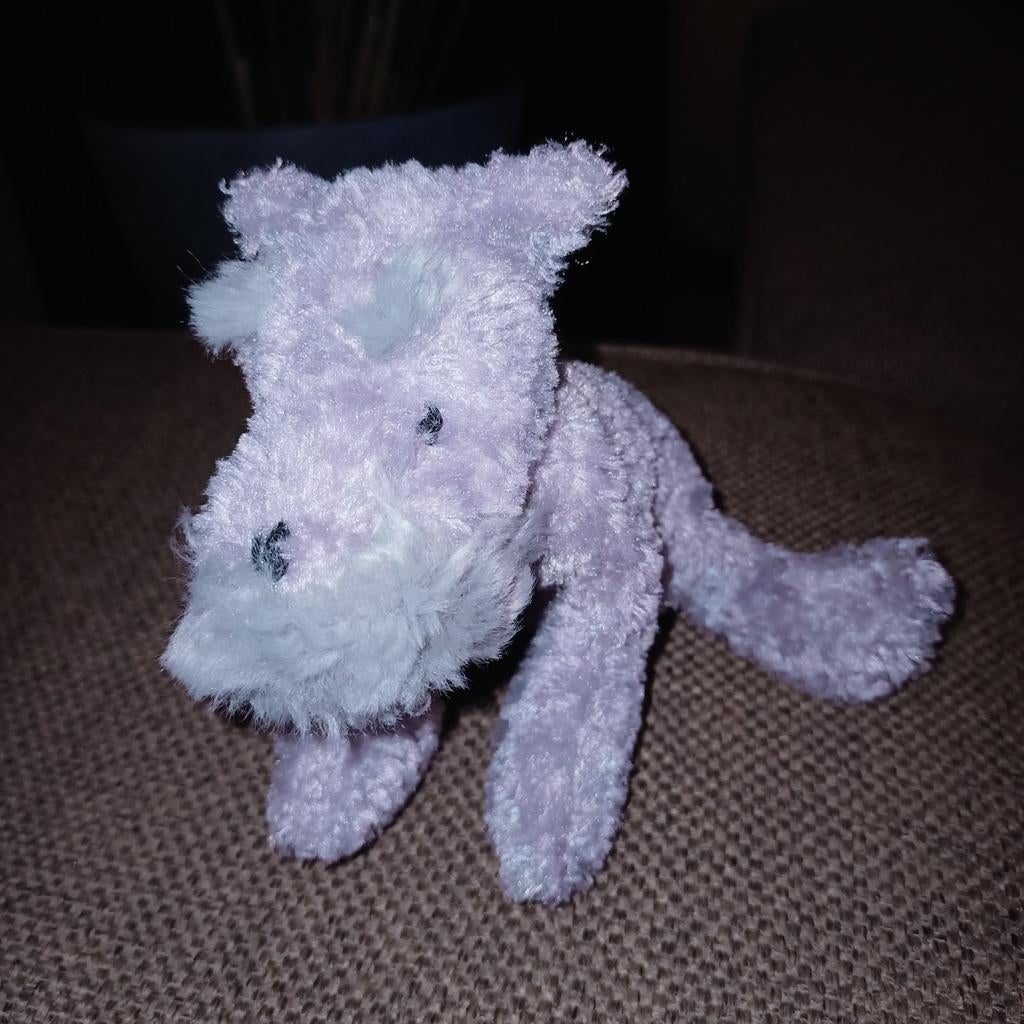 Vintage grijs happy horse hondje, 1999., Happy Horse, Grijs, Wasbaar, Zo goed als nieuw
