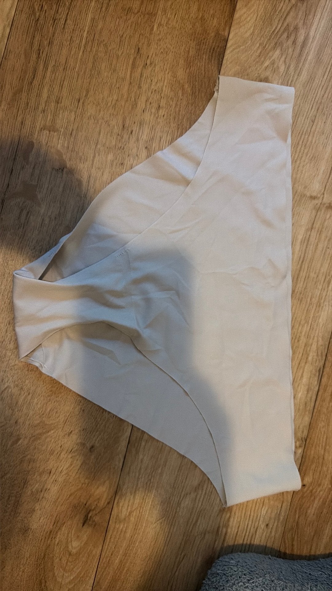 Gebruikte Naadloze beige slip maat 42, Kleding | Dames, Ondergoed en Lingerie, Ophalen of Verzenden, Beige, Slip