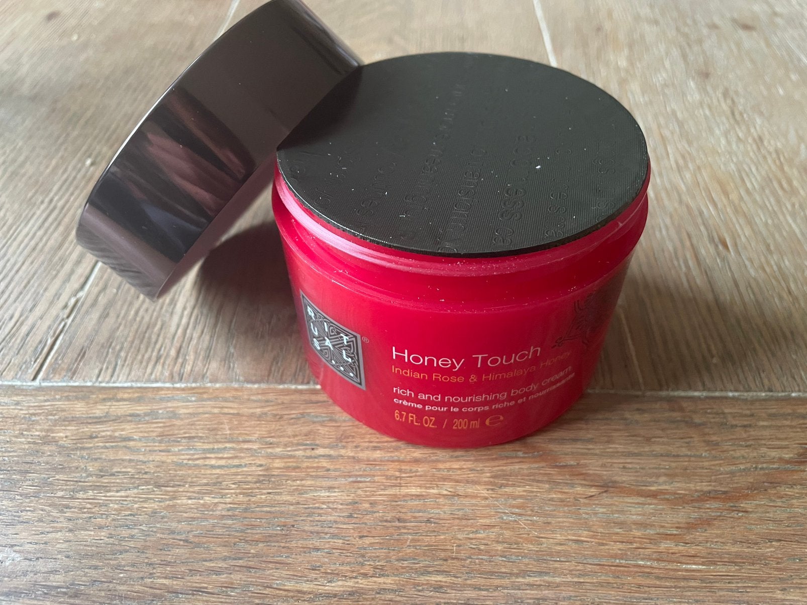Rituals body cream Honey Touch 200ML, Ophalen of Verzenden, Zo goed als nieuw, Bodylotion, Crème of Olie