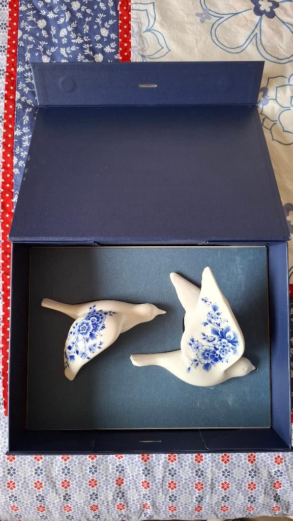 Keramiek, Delftsblauw, 2 wandvogels, merk Heinen, Ophalen of Verzenden, Nieuw