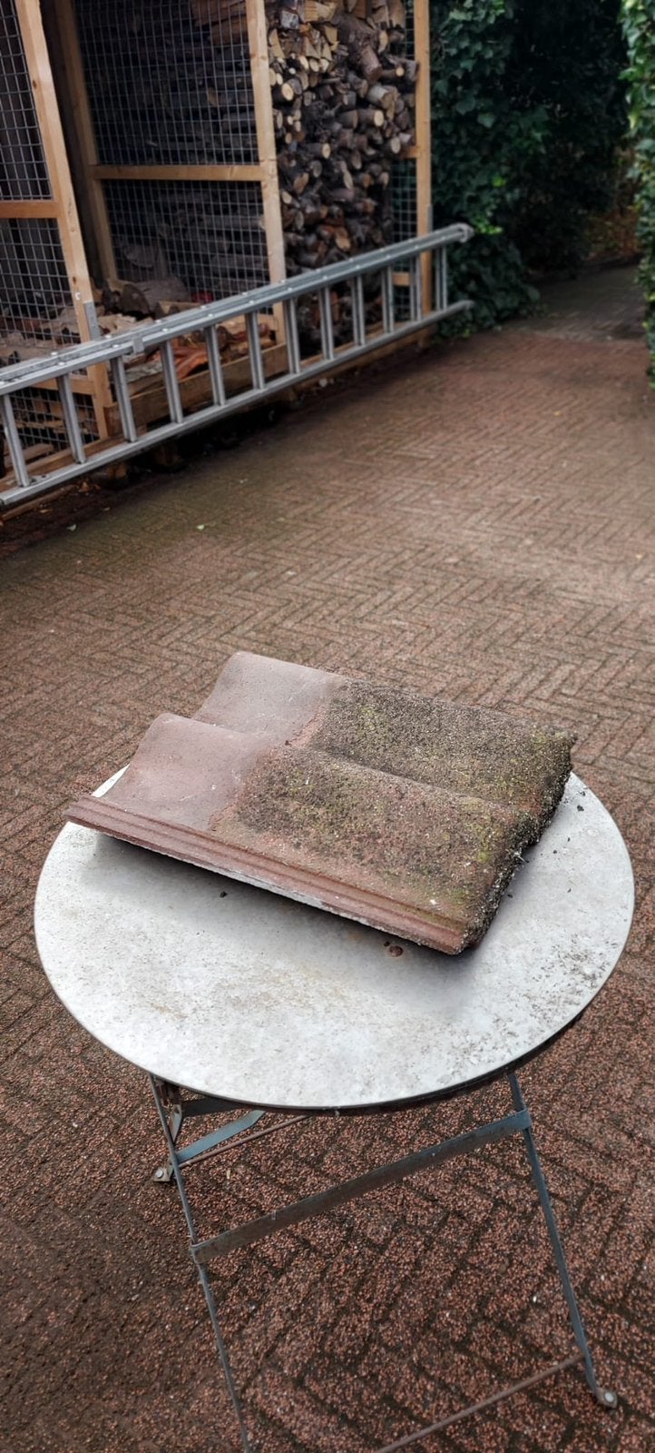 Diverse dakpannen, Ophalen, Steen of Klei, Zwart, 15 m² of meer