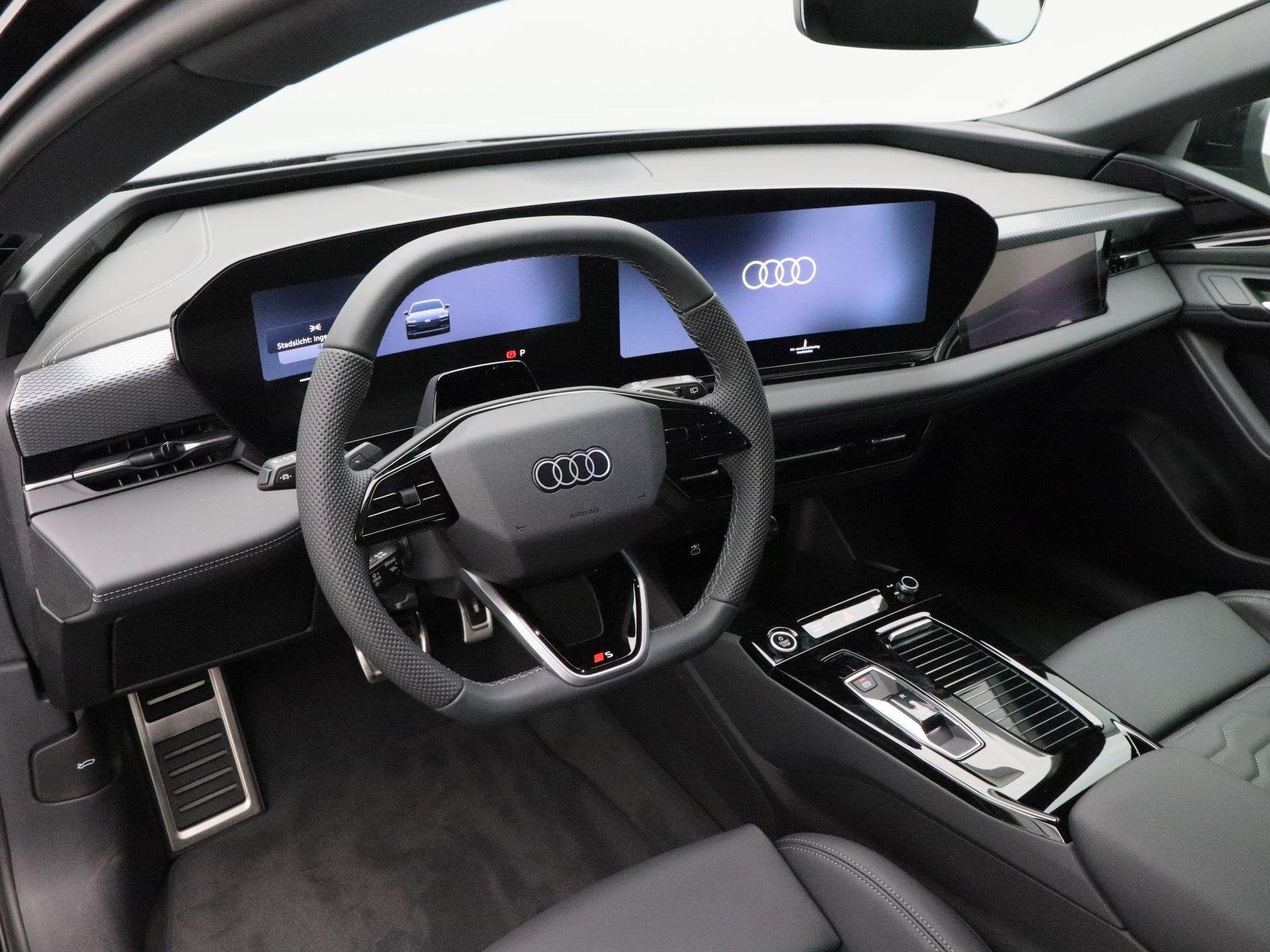 Audi A6 Avant e-tron S edition| 83 kWh | 286 PK | Privacygla, Auto's, Automaat, Achterwielaandrijving, Zwart, Zwart