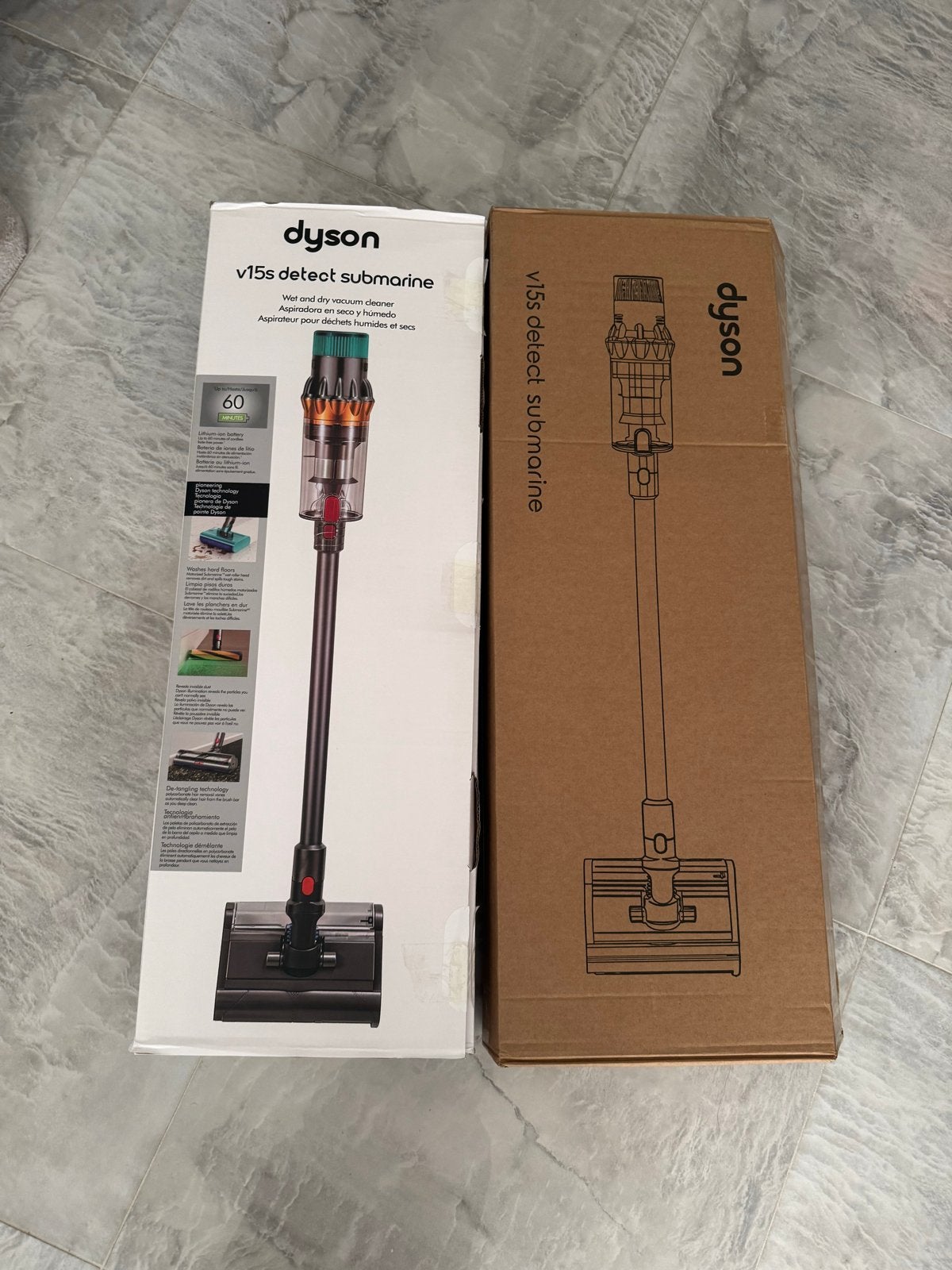 Dyson V15s Detect Submarine - Zo goed als nieuw, Draadloos, Ophalen of Verzenden, Zo goed als nieuw, Dyson