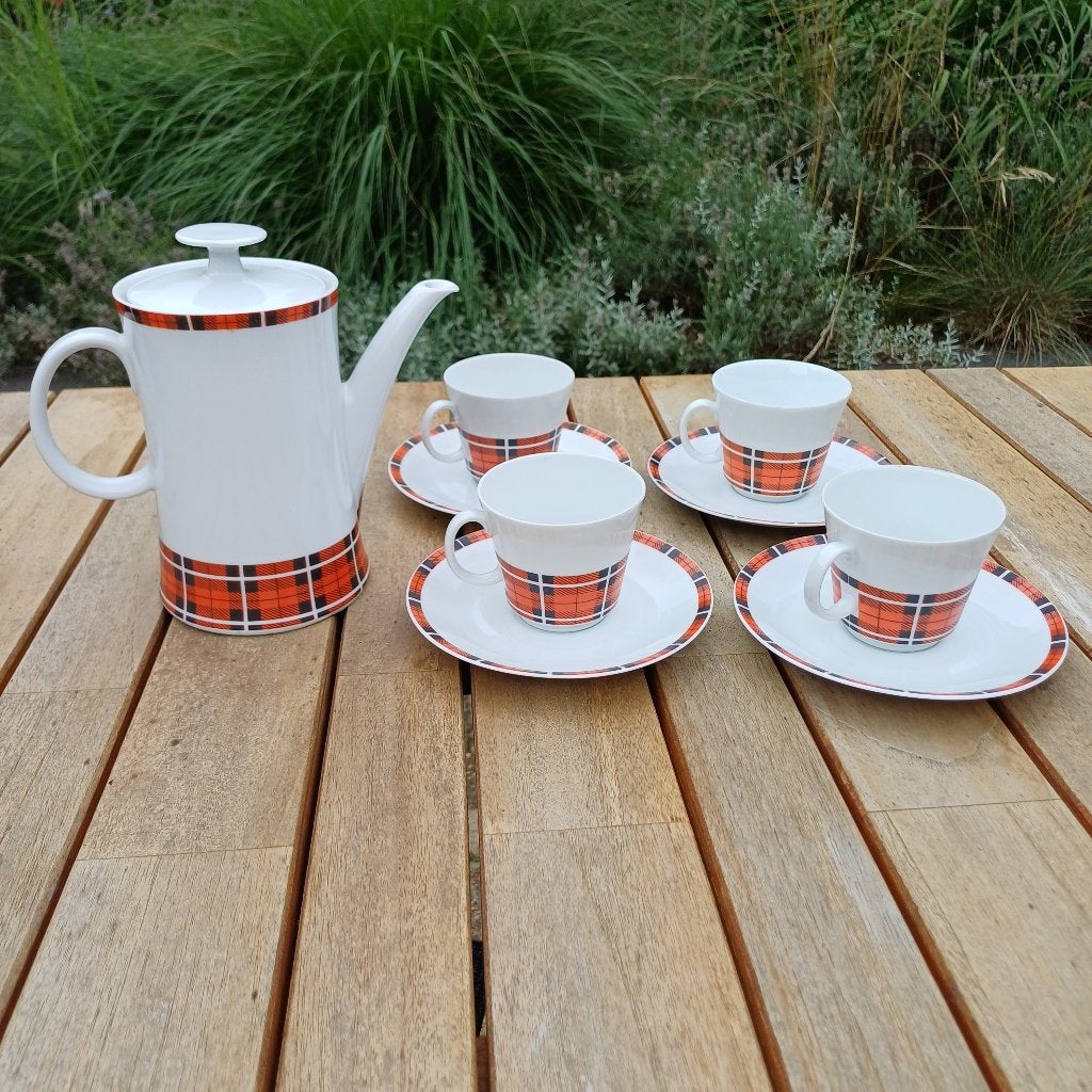Thee- of koffieset Bavaria Schirnding, Overige merken, Vintage, Ophalen of Verzenden, Zo goed als nieuw