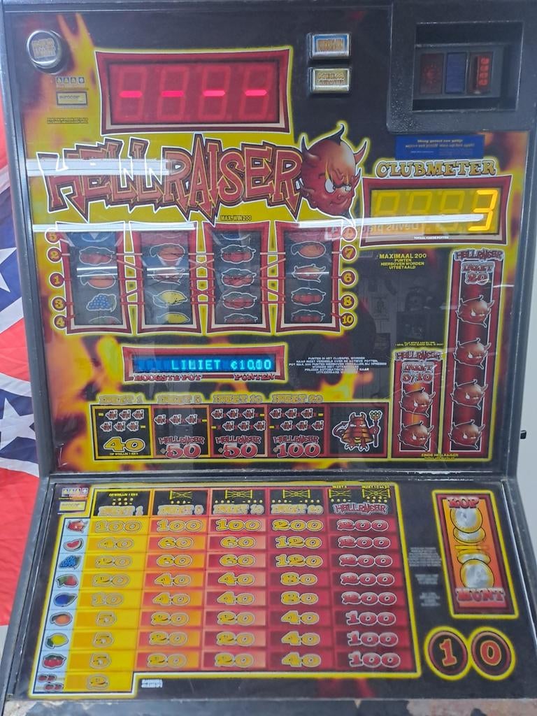 Gokkast Hellraiser - Klassieke Fruitautomaat, Verzamelen, Euro, Ophalen, Gebruikt