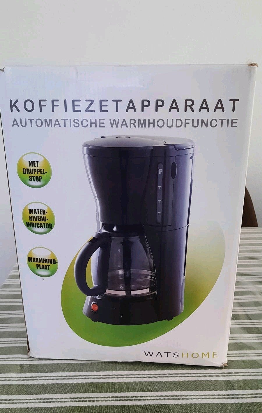 Nieuw Koffiezetapparaat met Warmhoudfunctie en Druppelstop, Witgoed en Apparatuur, 10 kopjes of meer, Gemalen koffie, Ophalen of Verzenden