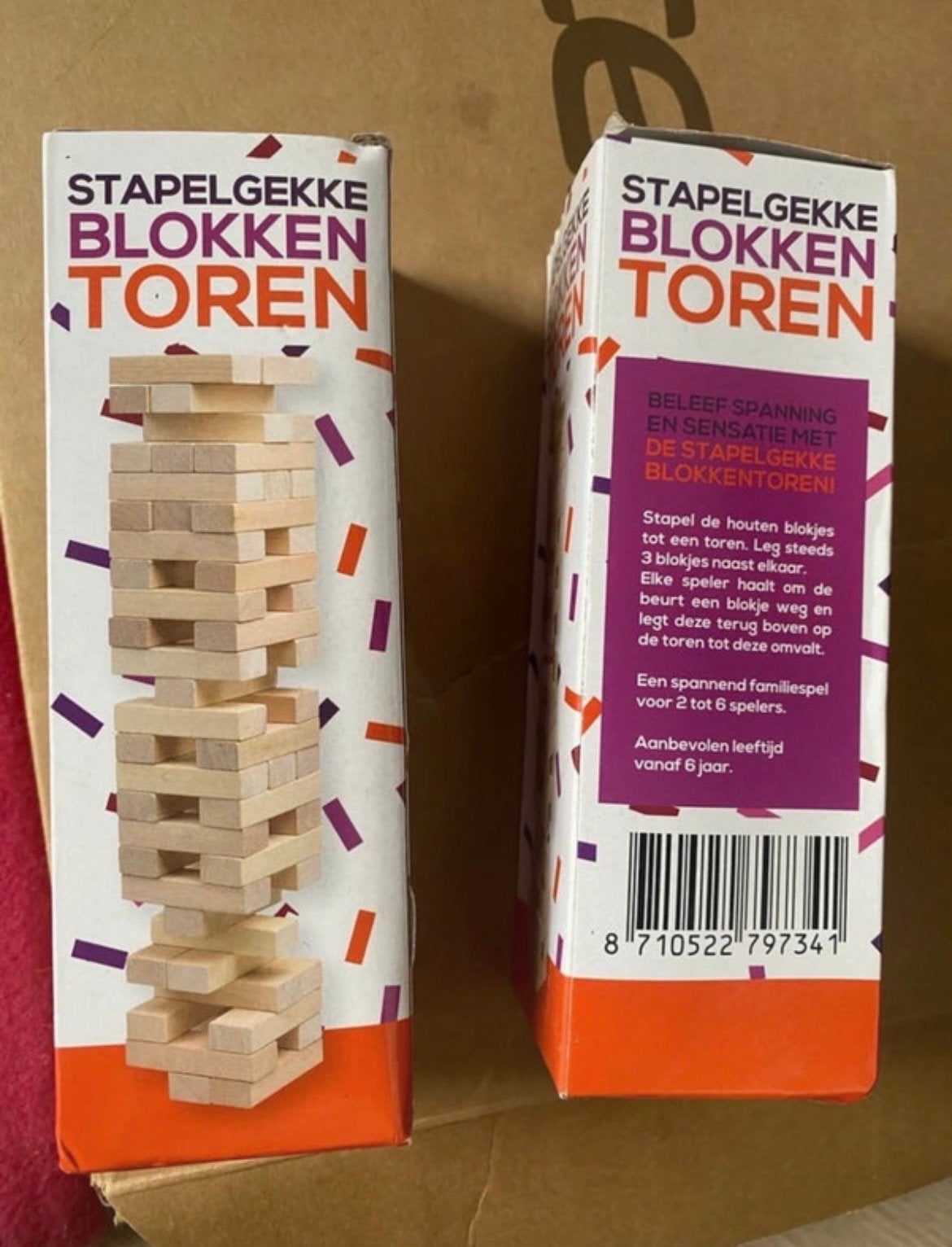 Stapelgekke Blokkentoren - Het klassieke stapelspel, Een of twee spelers, Verzenden, Nieuw