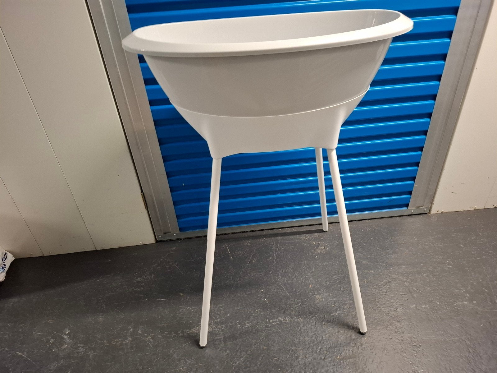 Luma badset (grijs/wit) voor de eertse plonsjes in bad, Kinderen en Baby's, Ophalen, Gebruikt, Badje