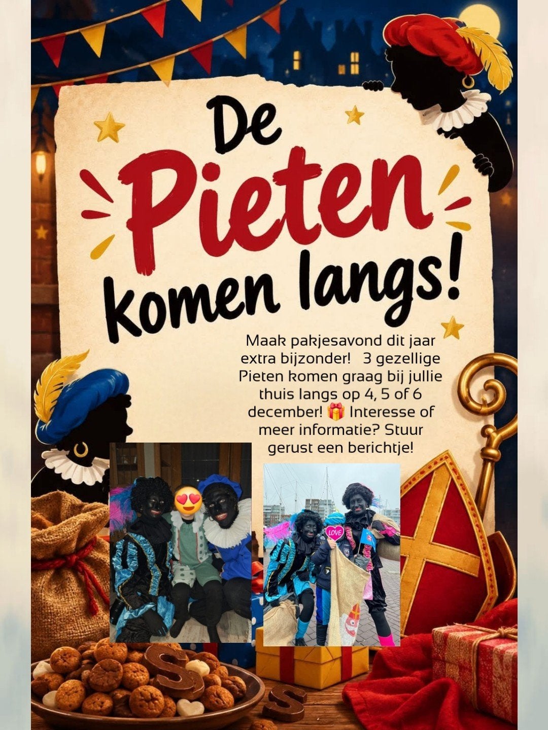 3 traditionele pieten, Ophalen of Verzenden
