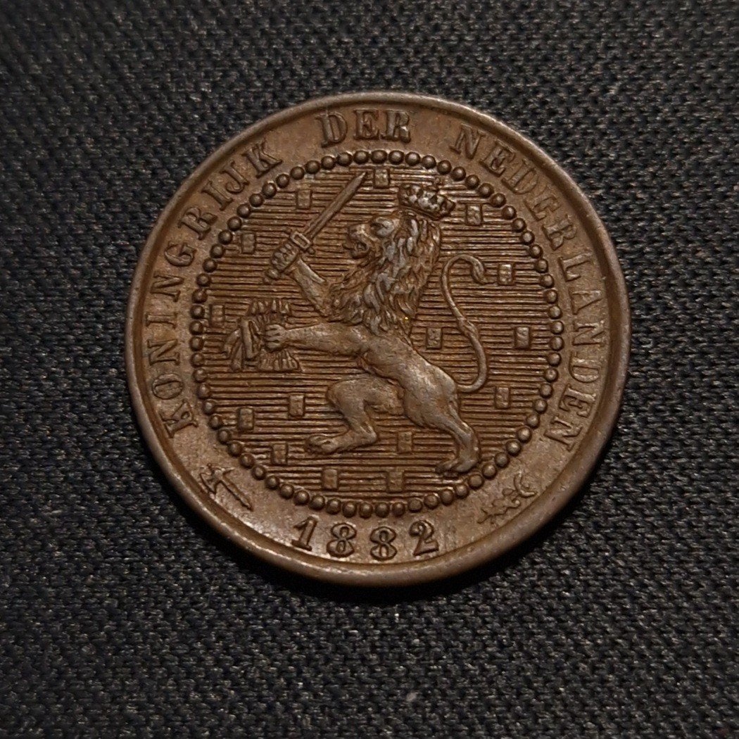 1 cent 1882, Verzenden, Koning Willem III, 1 cent