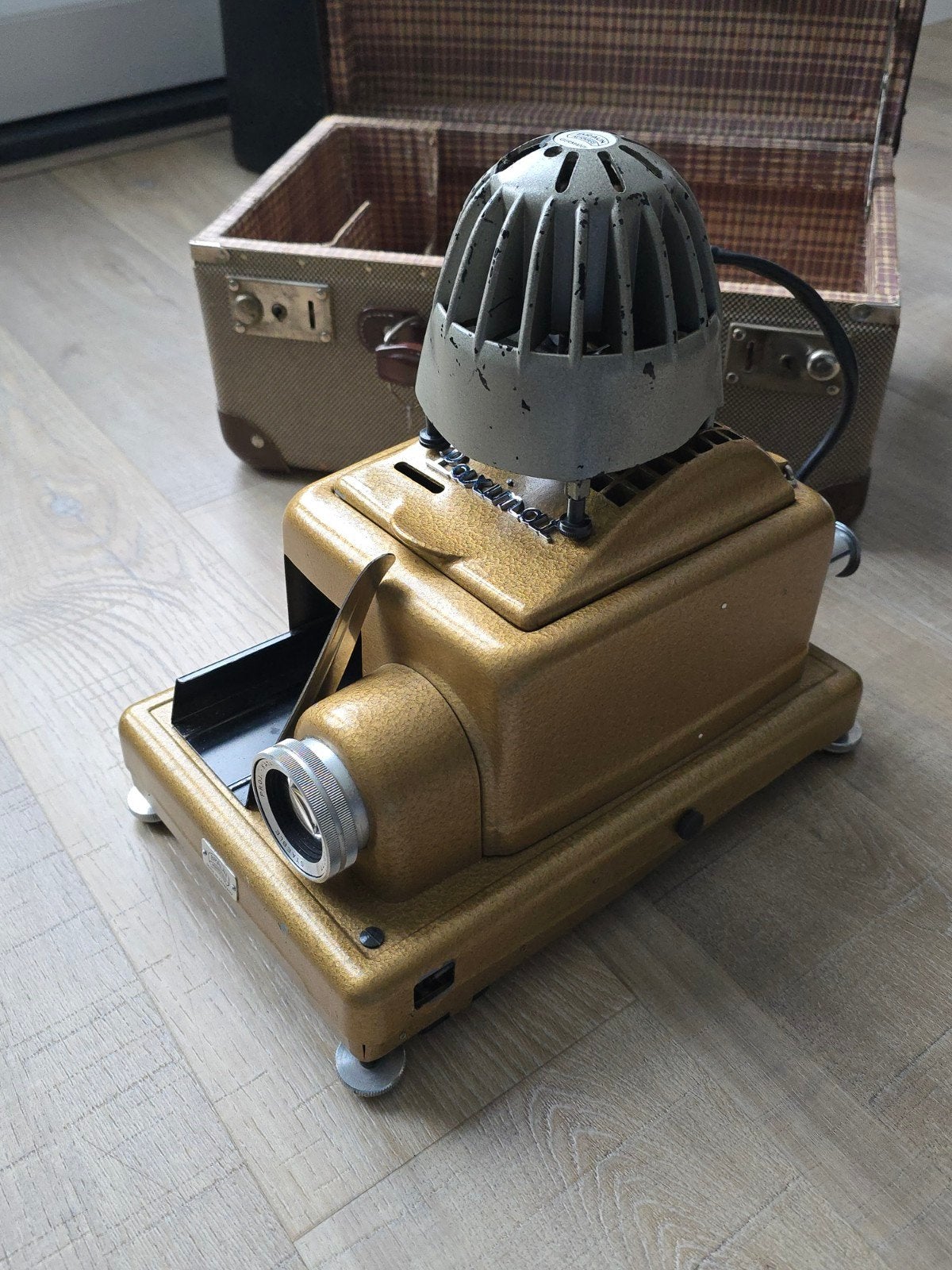 antieke Braun Paximat gouden metalen Duitse projector & extr, Ophalen of Verzenden, Zo goed als nieuw