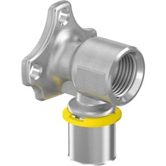 Uponor 25 mm muurplaat voor gas aansluiting., Doe-het-zelf en Verbouw, Buizen en Afvoer, Overige materialen, Bochten, Nieuw, Minder dan 2 meter
