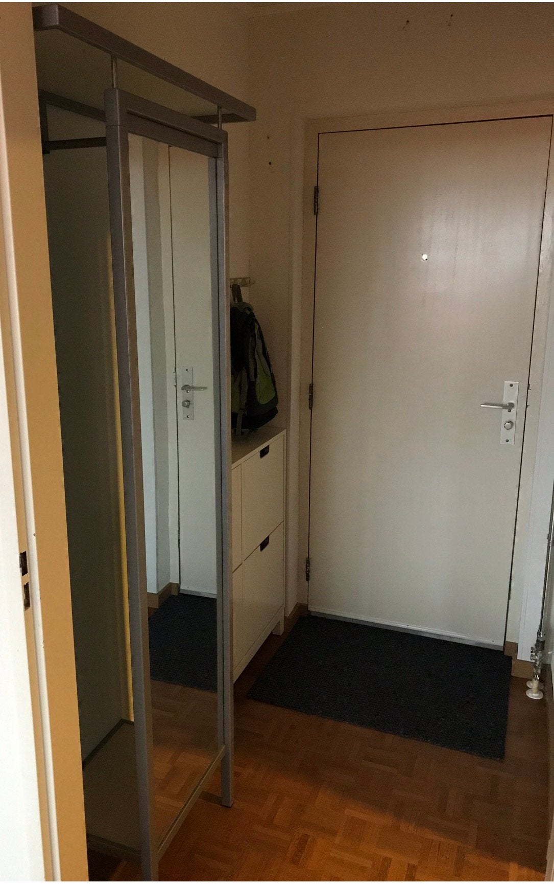 Bony Design wandspiegel, kapstok, Huis en Inrichting, Woonaccessoires | Kapstokken, Zo goed als nieuw, Metaal, 150 tot 200 cm