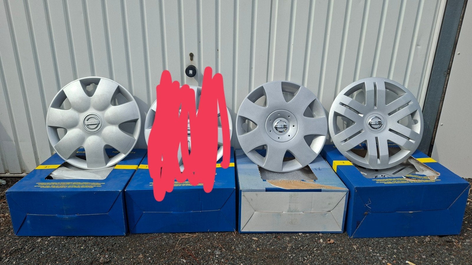Nissan wieldoppen 16 inch, Ophalen of Verzenden, Nieuw