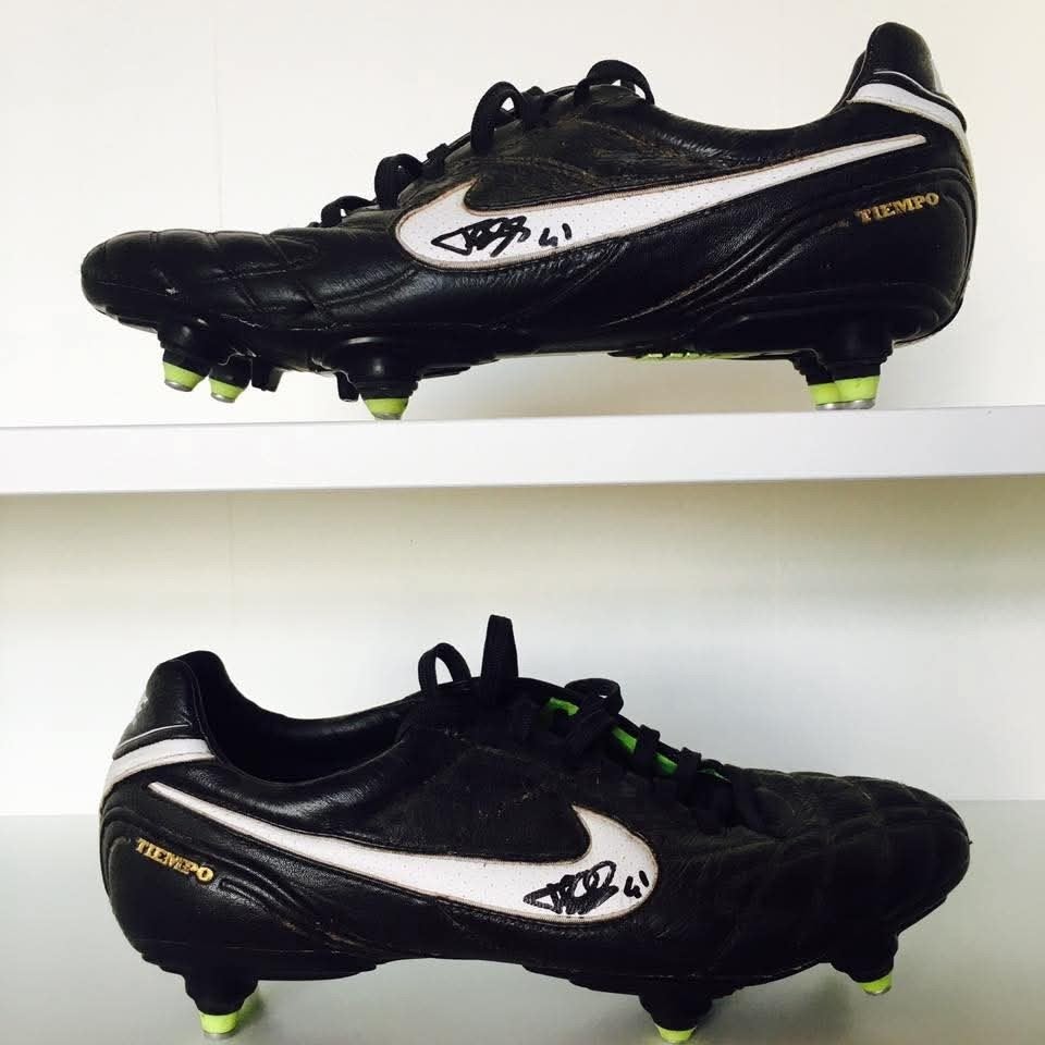 Matchworn Nike Tiempo voetbalschoenen Toine van Huizen AZ, Ophalen of Verzenden