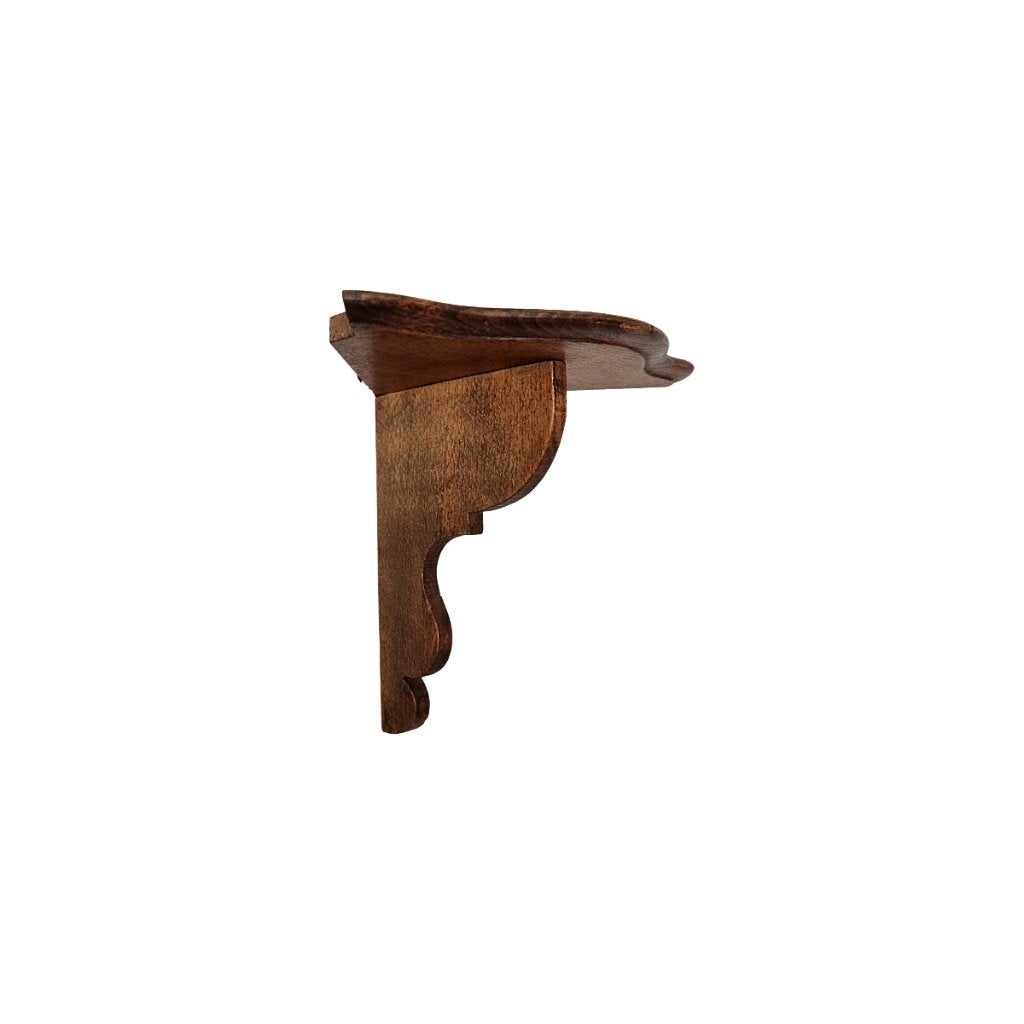 Oude beuken hoek wandconsole, 1e helft 20e eeuw, Ophalen of Verzenden
