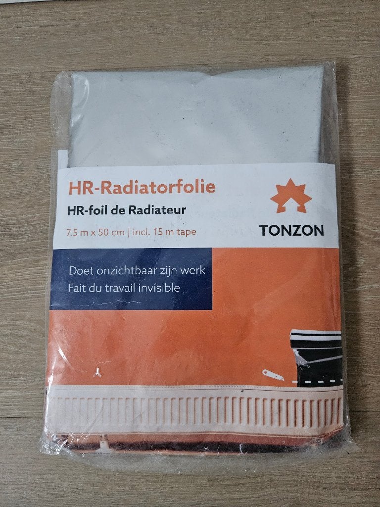 Tonzon radiatorfolie nieuw, Minder dan 30 cm, Radiator, Nieuw, Minder dan 60 cm