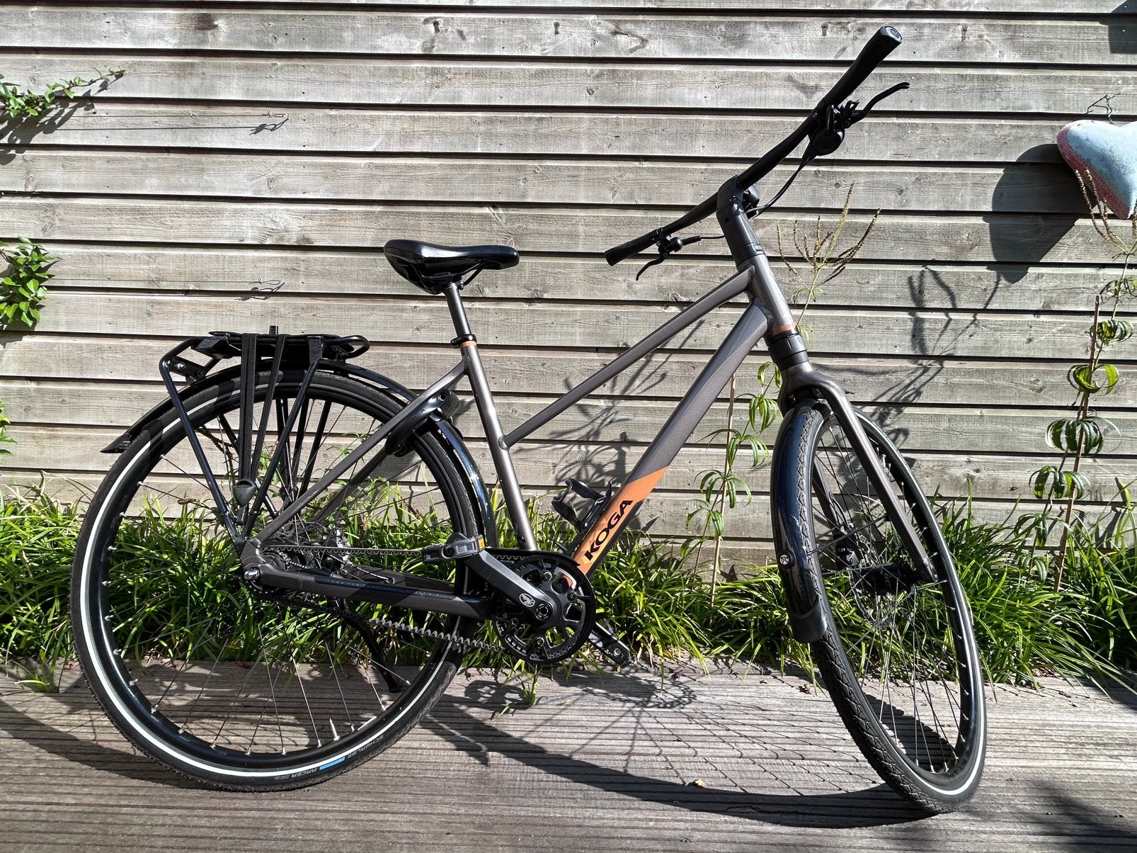 Prachtige KOGA F3 8.0 MIXED – MAAT S – LIMESTONE HIGH GLOSS, 47 tot 50 cm, Versnellingen, Zo goed als nieuw, Schijfrem