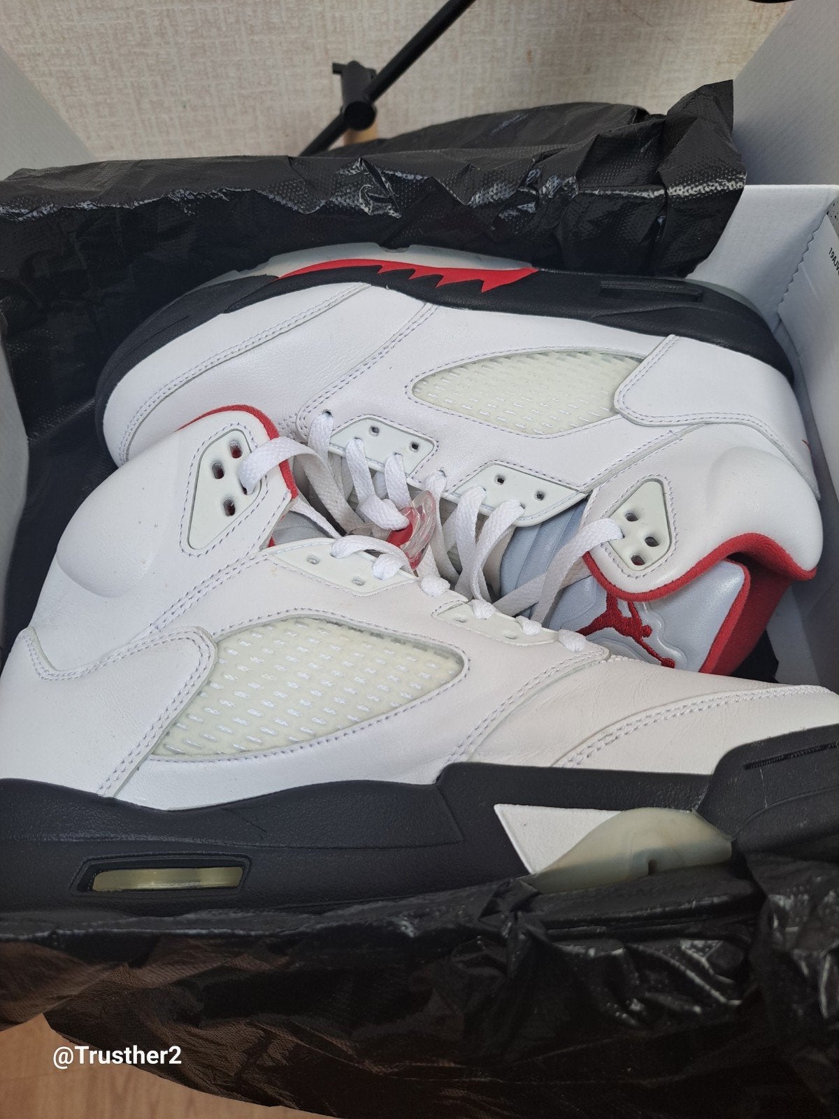Jordan 5, Wit, Air Jordan, Ophalen of Verzenden, Zo goed als nieuw