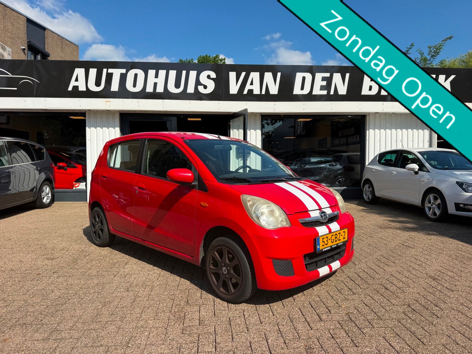 Daihatsu Cuore 1.0 Premium, Auto's, Voorwielaandrijving, Stof, Zwart, 18 €/maand